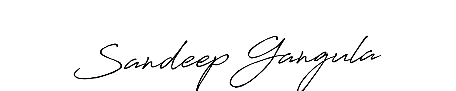 How to make Sandeep Gangula signature? Antro_Vectra_Bolder is a professional autograph style. Create handwritten signature for Sandeep Gangula name. Sandeep Gangula signature style 7 images and pictures png