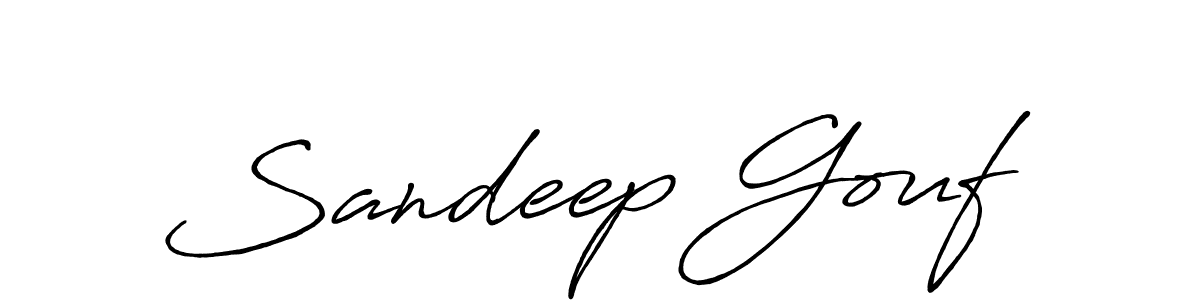 This is the best signature style for the Sandeep Gouf name. Also you like these signature font (Antro_Vectra_Bolder). Mix name signature. Sandeep Gouf signature style 7 images and pictures png
