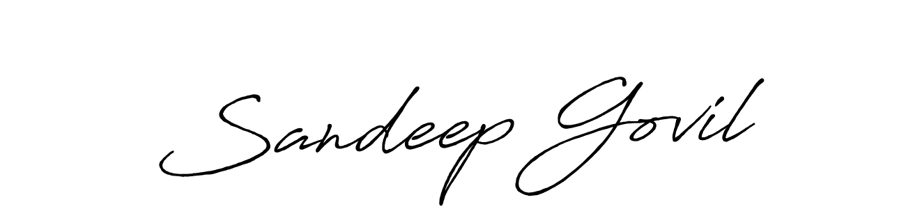 if you are searching for the best signature style for your name Sandeep Govil. so please give up your signature search. here we have designed multiple signature styles  using Antro_Vectra_Bolder. Sandeep Govil signature style 7 images and pictures png