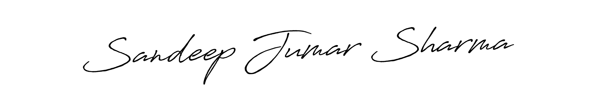 Antro_Vectra_Bolder is a professional signature style that is perfect for those who want to add a touch of class to their signature. It is also a great choice for those who want to make their signature more unique. Get Sandeep Jumar Sharma name to fancy signature for free. Sandeep Jumar Sharma signature style 7 images and pictures png