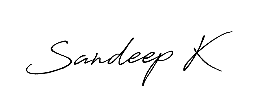 This is the best signature style for the Sandeep K name. Also you like these signature font (Antro_Vectra_Bolder). Mix name signature. Sandeep K signature style 7 images and pictures png