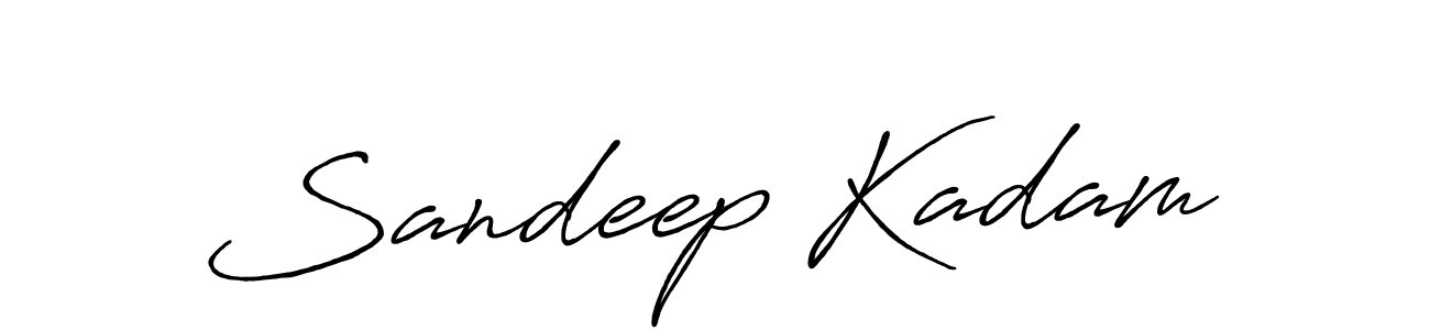 How to make Sandeep Kadam signature? Antro_Vectra_Bolder is a professional autograph style. Create handwritten signature for Sandeep Kadam name. Sandeep Kadam signature style 7 images and pictures png