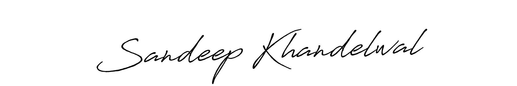 How to make Sandeep Khandelwal signature? Antro_Vectra_Bolder is a professional autograph style. Create handwritten signature for Sandeep Khandelwal name. Sandeep Khandelwal signature style 7 images and pictures png