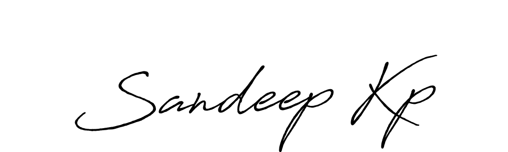 Also You can easily find your signature by using the search form. We will create Sandeep Kp name handwritten signature images for you free of cost using Antro_Vectra_Bolder sign style. Sandeep Kp signature style 7 images and pictures png