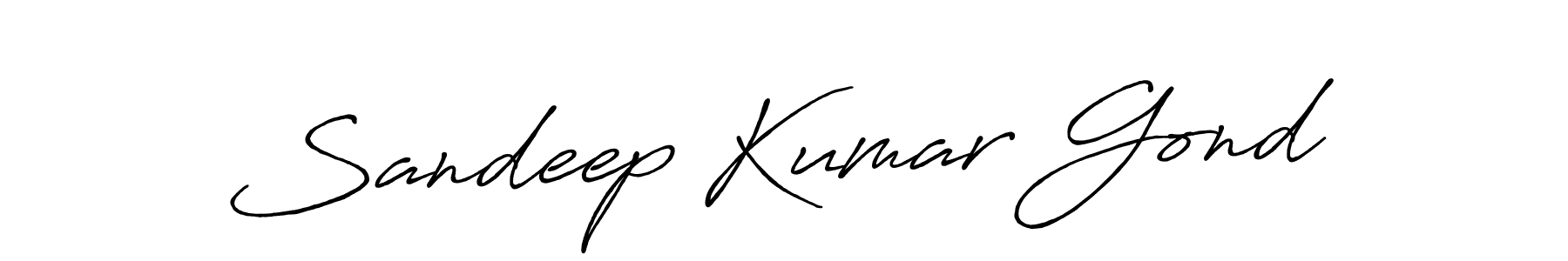 How to make Sandeep Kumar Gond signature? Antro_Vectra_Bolder is a professional autograph style. Create handwritten signature for Sandeep Kumar Gond name. Sandeep Kumar Gond signature style 7 images and pictures png