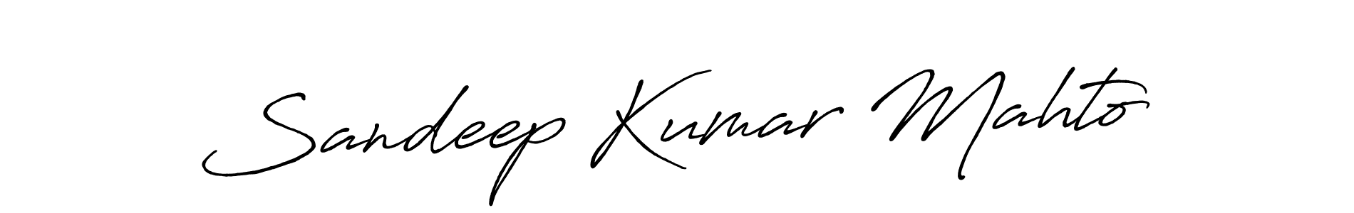 Antro_Vectra_Bolder is a professional signature style that is perfect for those who want to add a touch of class to their signature. It is also a great choice for those who want to make their signature more unique. Get Sandeep Kumar Mahto name to fancy signature for free. Sandeep Kumar Mahto signature style 7 images and pictures png