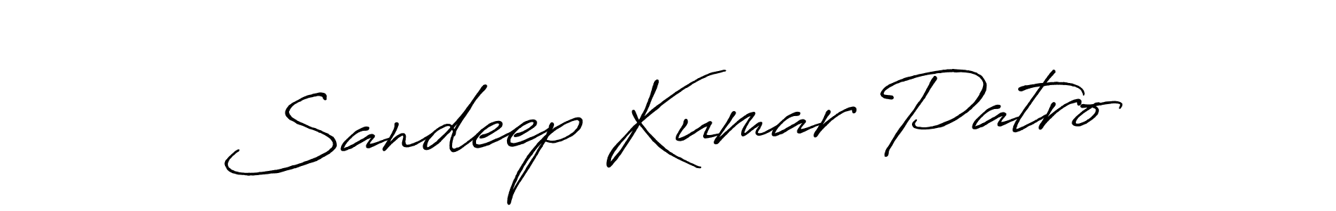 How to Draw Sandeep Kumar Patro signature style? Antro_Vectra_Bolder is a latest design signature styles for name Sandeep Kumar Patro. Sandeep Kumar Patro signature style 7 images and pictures png
