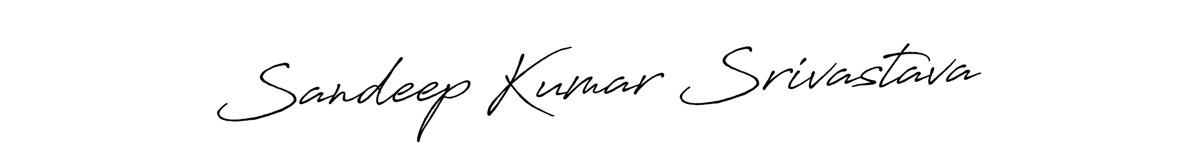 Sandeep Kumar Srivastava stylish signature style. Best Handwritten Sign (Antro_Vectra_Bolder) for my name. Handwritten Signature Collection Ideas for my name Sandeep Kumar Srivastava. Sandeep Kumar Srivastava signature style 7 images and pictures png