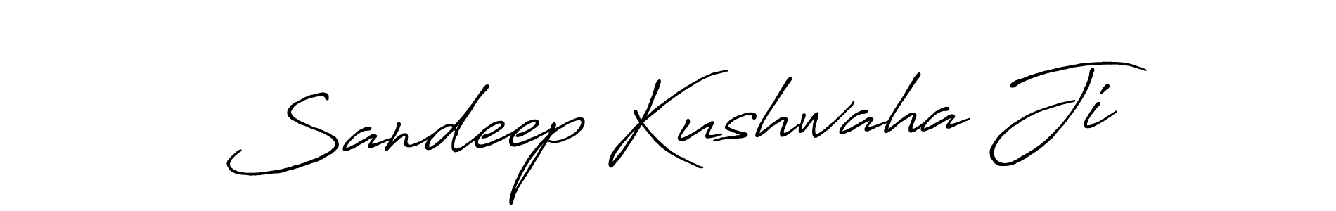 Design your own signature with our free online signature maker. With this signature software, you can create a handwritten (Antro_Vectra_Bolder) signature for name Sandeep Kushwaha Ji. Sandeep Kushwaha Ji signature style 7 images and pictures png