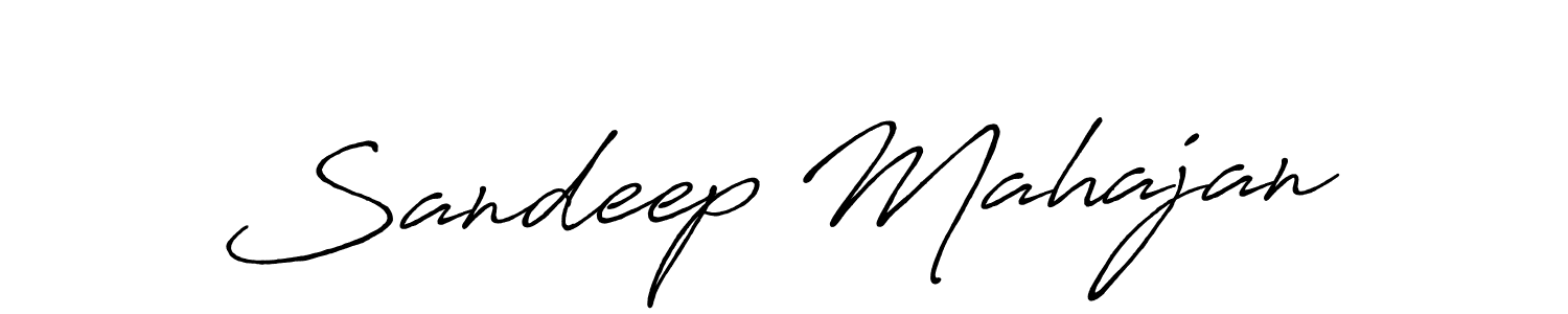 Sandeep Mahajan stylish signature style. Best Handwritten Sign (Antro_Vectra_Bolder) for my name. Handwritten Signature Collection Ideas for my name Sandeep Mahajan. Sandeep Mahajan signature style 7 images and pictures png