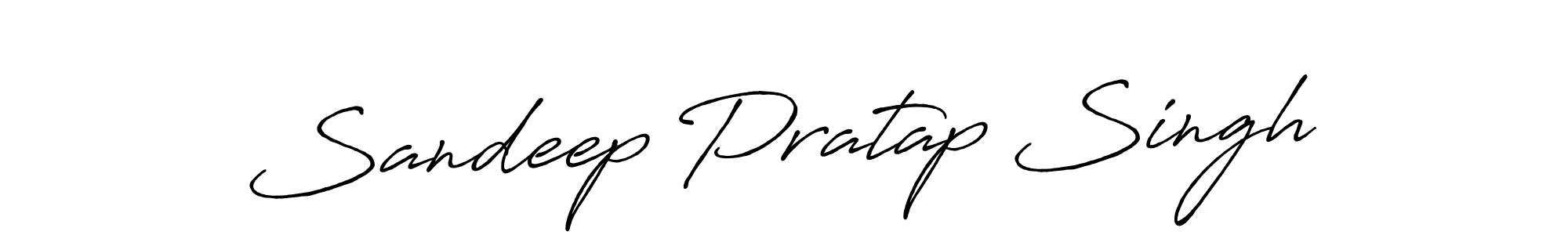 Design your own signature with our free online signature maker. With this signature software, you can create a handwritten (Antro_Vectra_Bolder) signature for name Sandeep Pratap Singh. Sandeep Pratap Singh signature style 7 images and pictures png