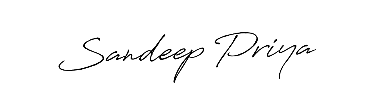 This is the best signature style for the Sandeep Priya name. Also you like these signature font (Antro_Vectra_Bolder). Mix name signature. Sandeep Priya signature style 7 images and pictures png