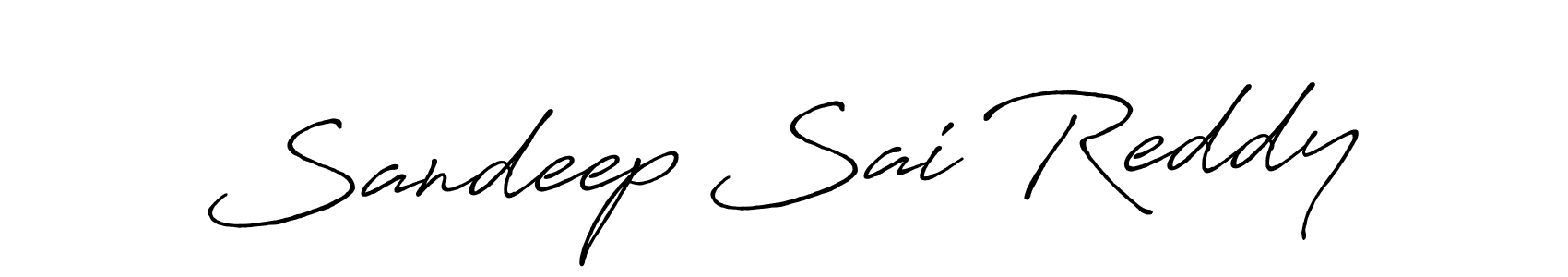 Make a beautiful signature design for name Sandeep Sai Reddy. With this signature (Antro_Vectra_Bolder) style, you can create a handwritten signature for free. Sandeep Sai Reddy signature style 7 images and pictures png