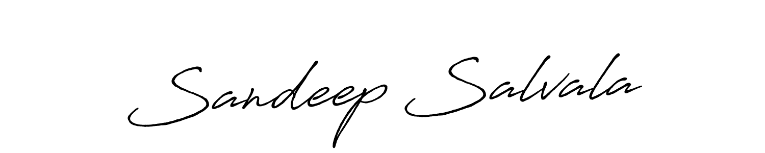 Use a signature maker to create a handwritten signature online. With this signature software, you can design (Antro_Vectra_Bolder) your own signature for name Sandeep Salvala. Sandeep Salvala signature style 7 images and pictures png