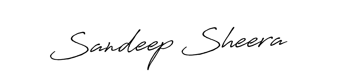 Antro_Vectra_Bolder is a professional signature style that is perfect for those who want to add a touch of class to their signature. It is also a great choice for those who want to make their signature more unique. Get Sandeep Sheera name to fancy signature for free. Sandeep Sheera signature style 7 images and pictures png