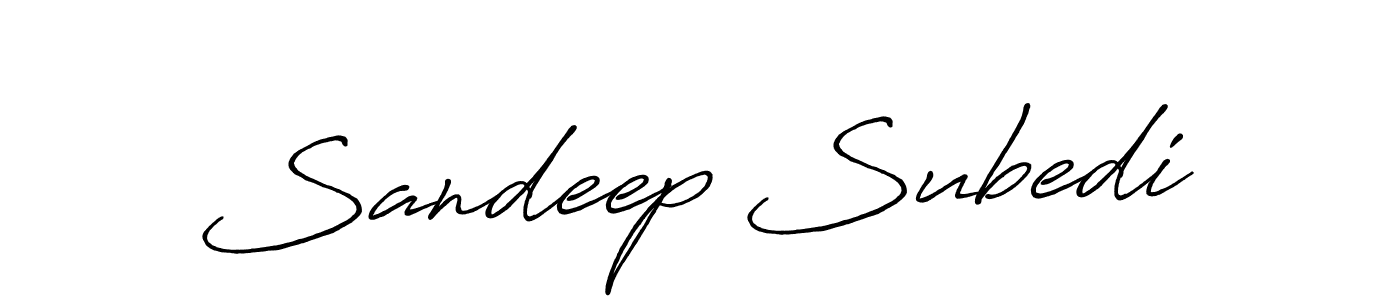 Also You can easily find your signature by using the search form. We will create Sandeep Subedi name handwritten signature images for you free of cost using Antro_Vectra_Bolder sign style. Sandeep Subedi signature style 7 images and pictures png