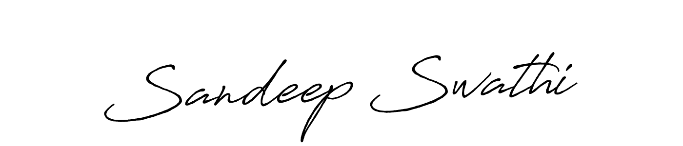 It looks lik you need a new signature style for name Sandeep Swathi. Design unique handwritten (Antro_Vectra_Bolder) signature with our free signature maker in just a few clicks. Sandeep Swathi signature style 7 images and pictures png