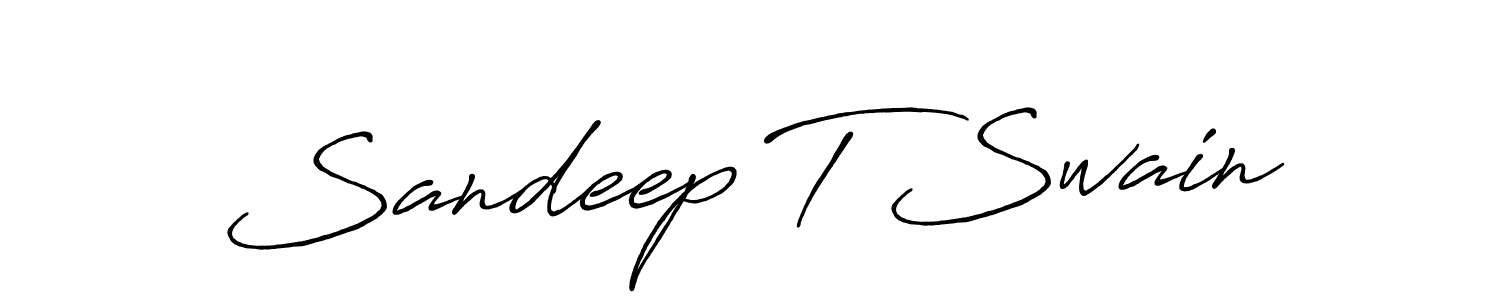 How to Draw Sandeep T Swain signature style? Antro_Vectra_Bolder is a latest design signature styles for name Sandeep T Swain. Sandeep T Swain signature style 7 images and pictures png