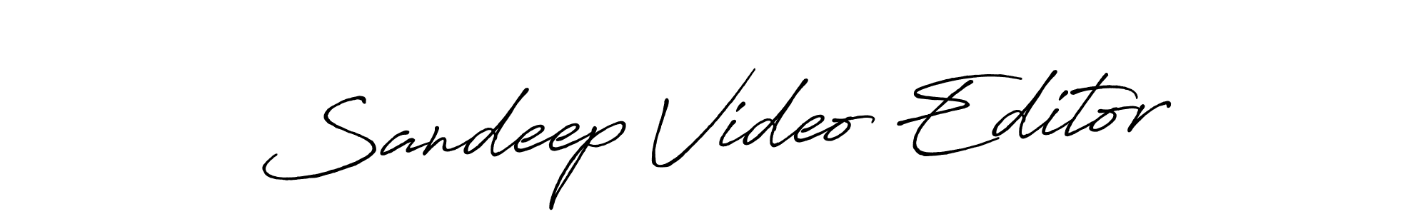 Make a beautiful signature design for name Sandeep Video Editor. Use this online signature maker to create a handwritten signature for free. Sandeep Video Editor signature style 7 images and pictures png