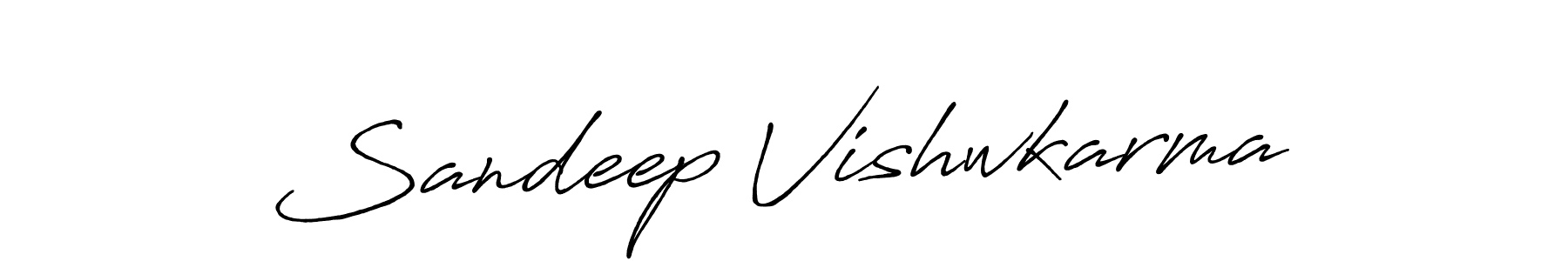 How to Draw Sandeep Vishwkarma signature style? Antro_Vectra_Bolder is a latest design signature styles for name Sandeep Vishwkarma. Sandeep Vishwkarma signature style 7 images and pictures png