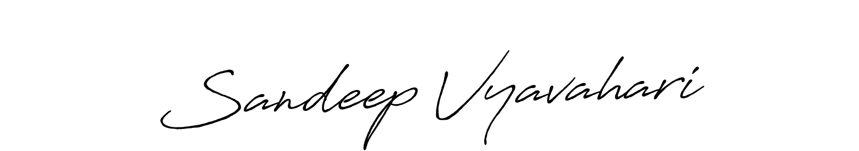 Antro_Vectra_Bolder is a professional signature style that is perfect for those who want to add a touch of class to their signature. It is also a great choice for those who want to make their signature more unique. Get Sandeep Vyavahari name to fancy signature for free. Sandeep Vyavahari signature style 7 images and pictures png