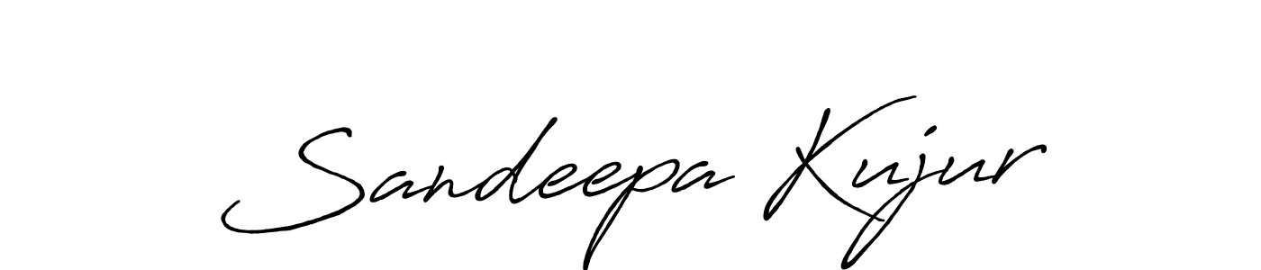 Sandeepa Kujur stylish signature style. Best Handwritten Sign (Antro_Vectra_Bolder) for my name. Handwritten Signature Collection Ideas for my name Sandeepa Kujur. Sandeepa Kujur signature style 7 images and pictures png
