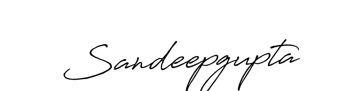Sandeepgupta stylish signature style. Best Handwritten Sign (Antro_Vectra_Bolder) for my name. Handwritten Signature Collection Ideas for my name Sandeepgupta. Sandeepgupta signature style 7 images and pictures png