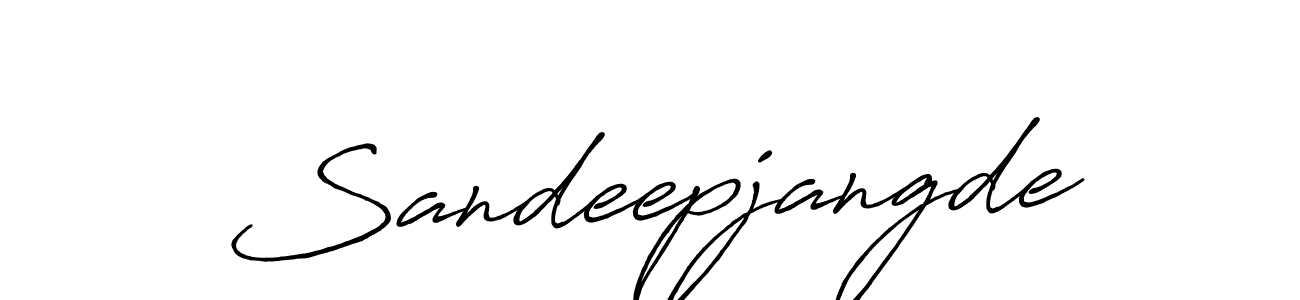 if you are searching for the best signature style for your name Sandeepjangde. so please give up your signature search. here we have designed multiple signature styles  using Antro_Vectra_Bolder. Sandeepjangde signature style 7 images and pictures png