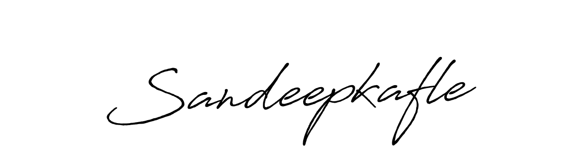 How to make Sandeepkafle name signature. Use Antro_Vectra_Bolder style for creating short signs online. This is the latest handwritten sign. Sandeepkafle signature style 7 images and pictures png
