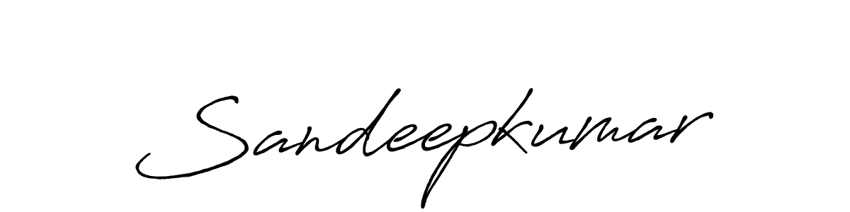 Also we have Sandeepkumar name is the best signature style. Create professional handwritten signature collection using Antro_Vectra_Bolder autograph style. Sandeepkumar signature style 7 images and pictures png