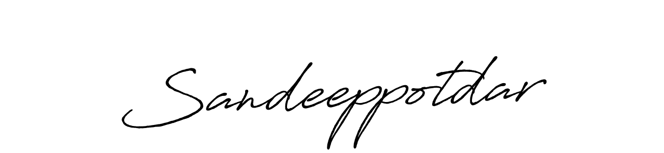 It looks lik you need a new signature style for name Sandeeppotdar. Design unique handwritten (Antro_Vectra_Bolder) signature with our free signature maker in just a few clicks. Sandeeppotdar signature style 7 images and pictures png