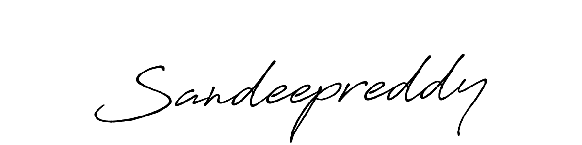 Sandeepreddy stylish signature style. Best Handwritten Sign (Antro_Vectra_Bolder) for my name. Handwritten Signature Collection Ideas for my name Sandeepreddy. Sandeepreddy signature style 7 images and pictures png