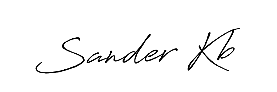 How to Draw Sander Kb signature style? Antro_Vectra_Bolder is a latest design signature styles for name Sander Kb. Sander Kb signature style 7 images and pictures png