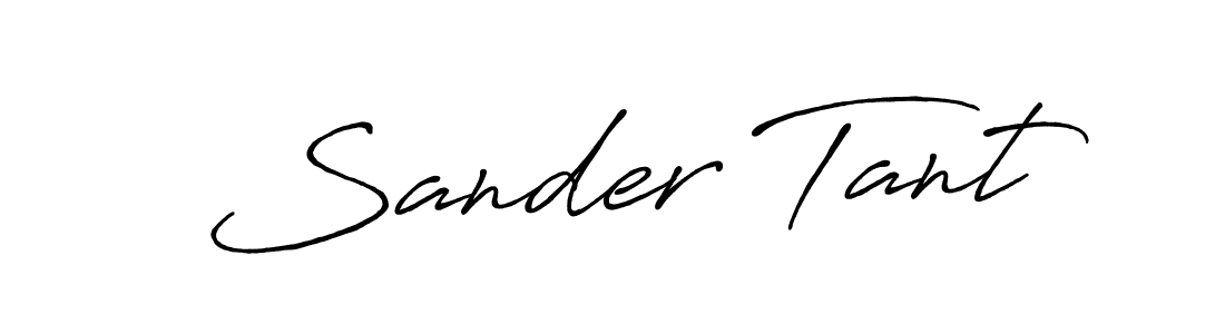 Antro_Vectra_Bolder is a professional signature style that is perfect for those who want to add a touch of class to their signature. It is also a great choice for those who want to make their signature more unique. Get Sander Tant name to fancy signature for free. Sander Tant signature style 7 images and pictures png