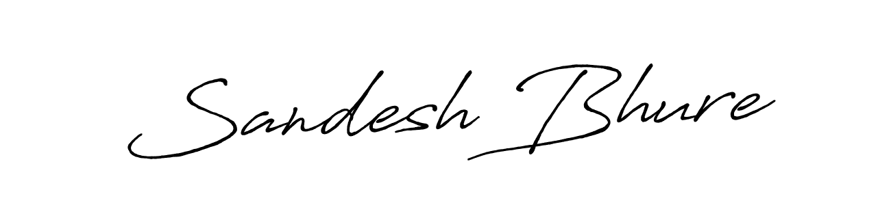 Make a beautiful signature design for name Sandesh Bhure. Use this online signature maker to create a handwritten signature for free. Sandesh Bhure signature style 7 images and pictures png