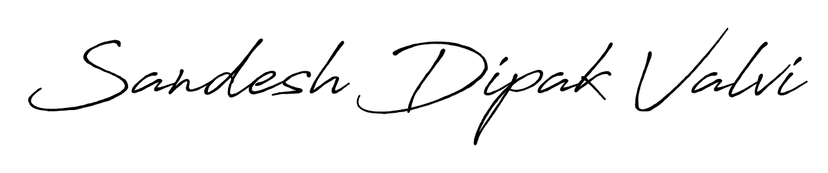 Build your personal autograph collection for name Sandesh Dipak Valvi with Antro_Vectra_Bolder design. Browse, select, and save your favorites. Sandesh Dipak Valvi signature style 7 images and pictures png