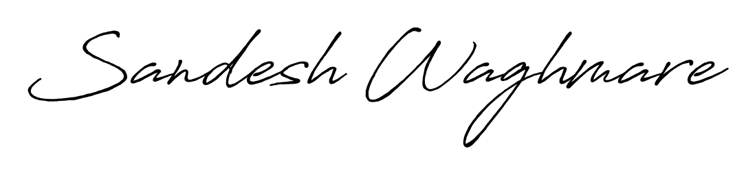 Generate high-definition signature styles for Sandesh Waghmare. The Antro_Vectra_Bolder typeface ensures crisp legibility and sophisticated design. Sandesh Waghmare signature style 7 images and pictures png
