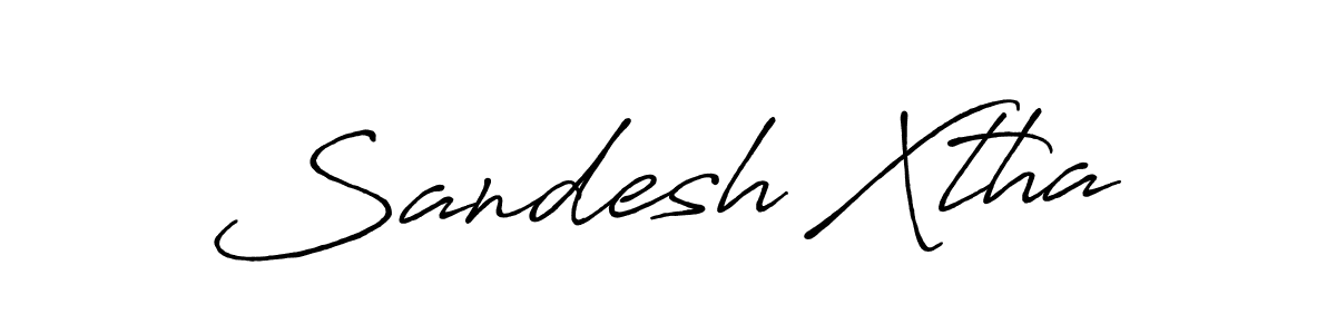 Make a beautiful signature design for name Sandesh Xtha. Use this online signature maker to create a handwritten signature for free. Sandesh Xtha signature style 7 images and pictures png