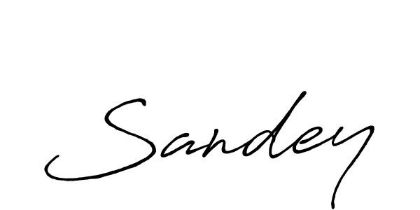 Best and Professional Signature Style for Sandey. Antro_Vectra_Bolder Best Signature Style Collection. Sandey signature style 7 images and pictures png