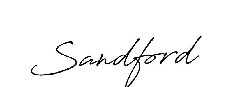 Design your own signature with our free online signature maker. With this signature software, you can create a handwritten (Antro_Vectra_Bolder) signature for name Sandford. Sandford signature style 7 images and pictures png