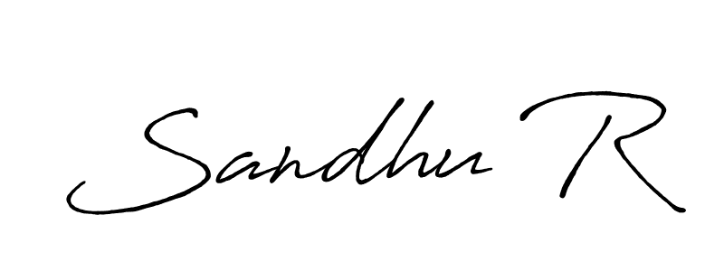 Design your own signature with our free online signature maker. With this signature software, you can create a handwritten (Antro_Vectra_Bolder) signature for name Sandhu R. Sandhu R signature style 7 images and pictures png