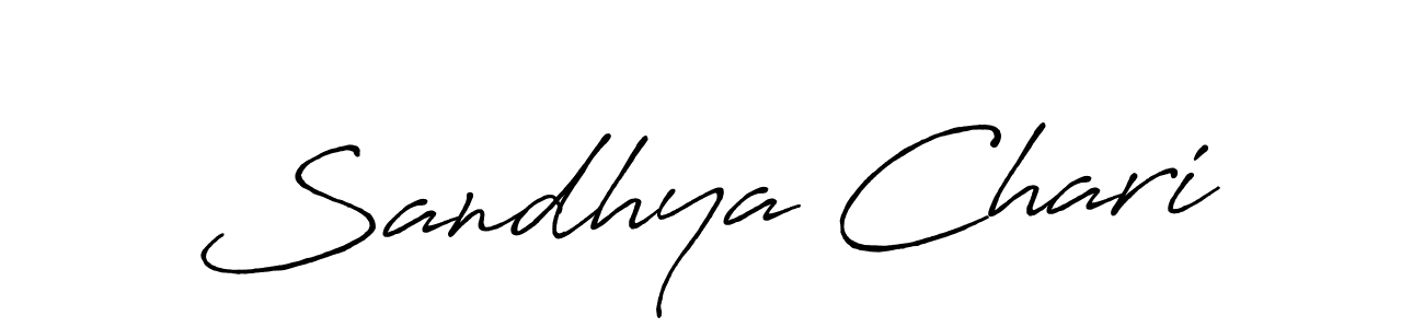 This is the best signature style for the Sandhya Chari name. Also you like these signature font (Antro_Vectra_Bolder). Mix name signature. Sandhya Chari signature style 7 images and pictures png