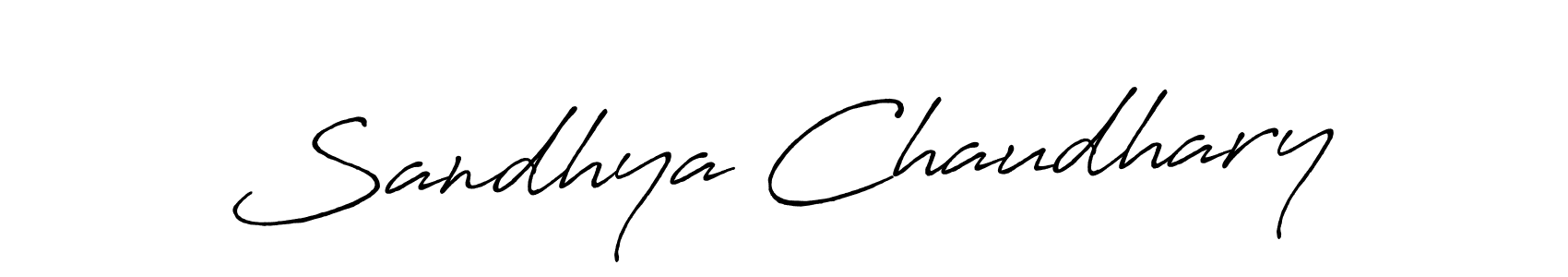 Also You can easily find your signature by using the search form. We will create Sandhya Chaudhary name handwritten signature images for you free of cost using Antro_Vectra_Bolder sign style. Sandhya Chaudhary signature style 7 images and pictures png