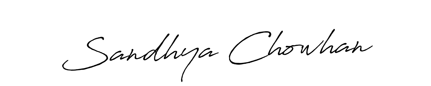 Also You can easily find your signature by using the search form. We will create Sandhya Chowhan name handwritten signature images for you free of cost using Antro_Vectra_Bolder sign style. Sandhya Chowhan signature style 7 images and pictures png