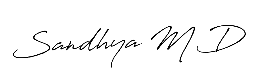 See photos of Sandhya M D official signature by Spectra . Check more albums & portfolios. Read reviews & check more about Antro_Vectra_Bolder font. Sandhya M D signature style 7 images and pictures png