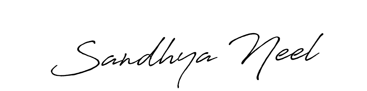 Here are the top 10 professional signature styles for the name Sandhya Neel. These are the best autograph styles you can use for your name. Sandhya Neel signature style 7 images and pictures png