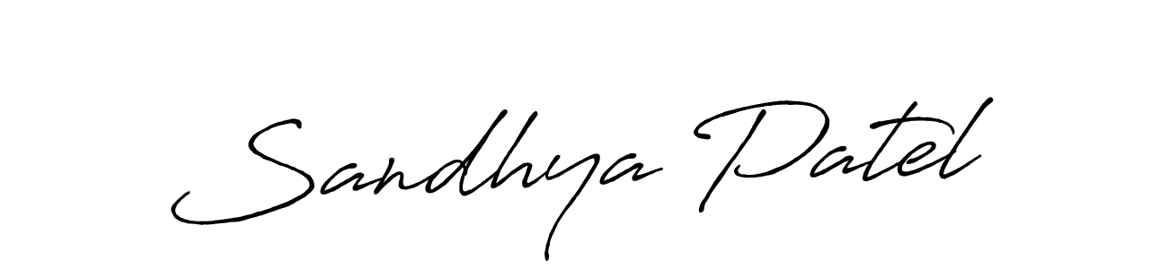 How to Draw Sandhya Patel signature style? Antro_Vectra_Bolder is a latest design signature styles for name Sandhya Patel. Sandhya Patel signature style 7 images and pictures png