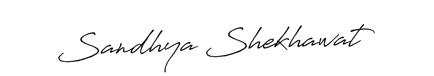 Use a signature maker to create a handwritten signature online. With this signature software, you can design (Antro_Vectra_Bolder) your own signature for name Sandhya Shekhawat. Sandhya Shekhawat signature style 7 images and pictures png