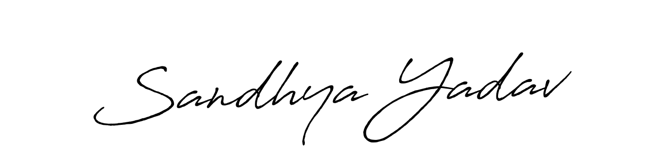 Best and Professional Signature Style for Sandhya Yadav. Antro_Vectra_Bolder Best Signature Style Collection. Sandhya Yadav signature style 7 images and pictures png