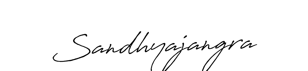 How to make Sandhyajangra signature? Antro_Vectra_Bolder is a professional autograph style. Create handwritten signature for Sandhyajangra name. Sandhyajangra signature style 7 images and pictures png